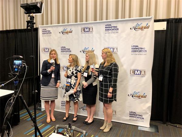 Lauren speaking at LMA19 in Atlanta as a recipient of the Presidents' Gift award